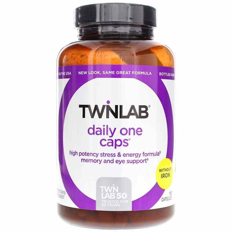Daily One Caps without Iron, Twinlab